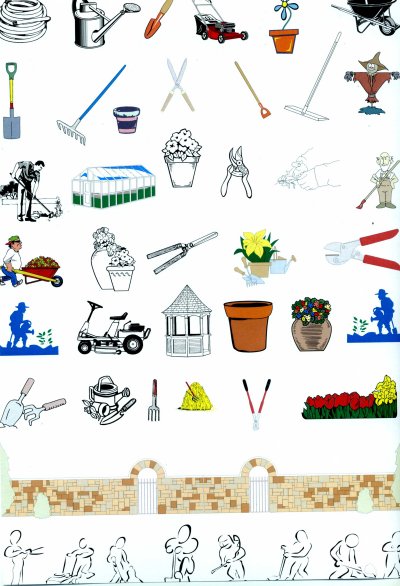 Backing Paper A4 - Gardening